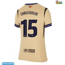 Barcelona Andreas Christensen #15 Bortedrakt Dame 2025-26 Kortermet